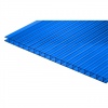 Сотовый поликарбонат EuroTek 4мм, 0,52кг/кв.м,  2,1х6м, синий
