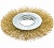 Щетка для УШМ 100 мм, посадка 22,2 мм, плоская/MATRIX