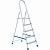 Стремянка 6 ступеней, алюминиевая